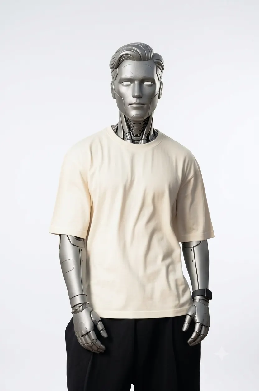 The Everyday Relaxed Tee in arctic wolf